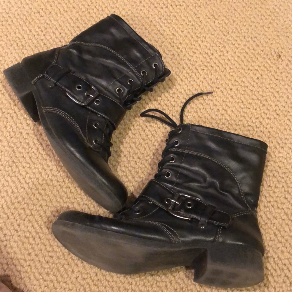 Black Combat Boots